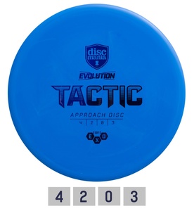Discgolf Putter SOFT EXO TACTIC 4/2/0/3 Light Blue